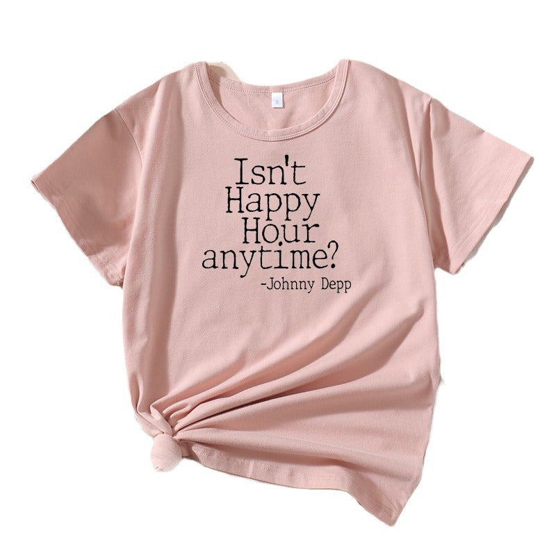 T-shirt graphique citation comédie femmes Chic und Stil
