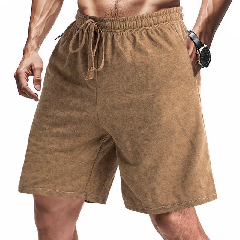 Shorts de loisirs décontractés pour hommes avec taille élastique et poches latérales Chic und Stil