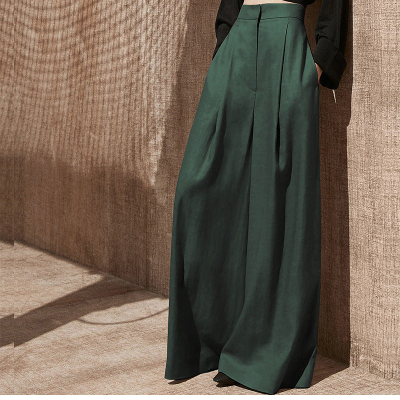 Pantalons larges taille haute pour femmes Chic und Stil 1750846761