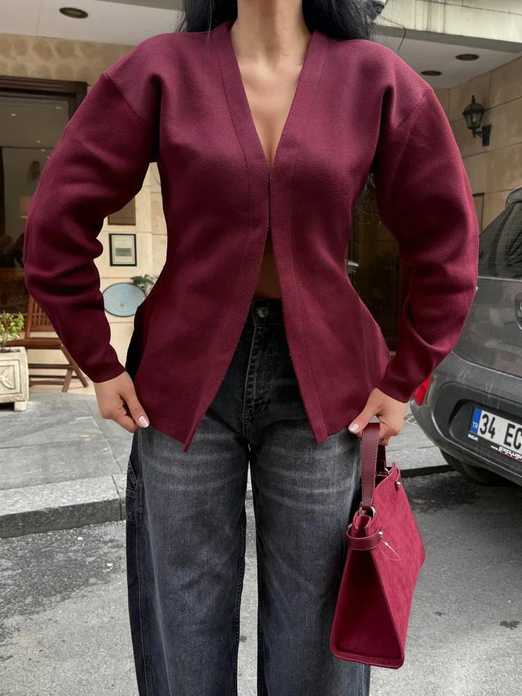 Dames élégant et confortable cardigan Chic und Stil