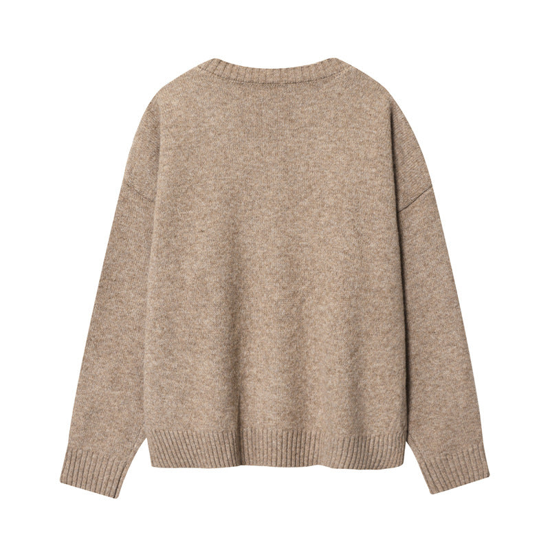 Dames Pullover V-encolure Chic und Stil