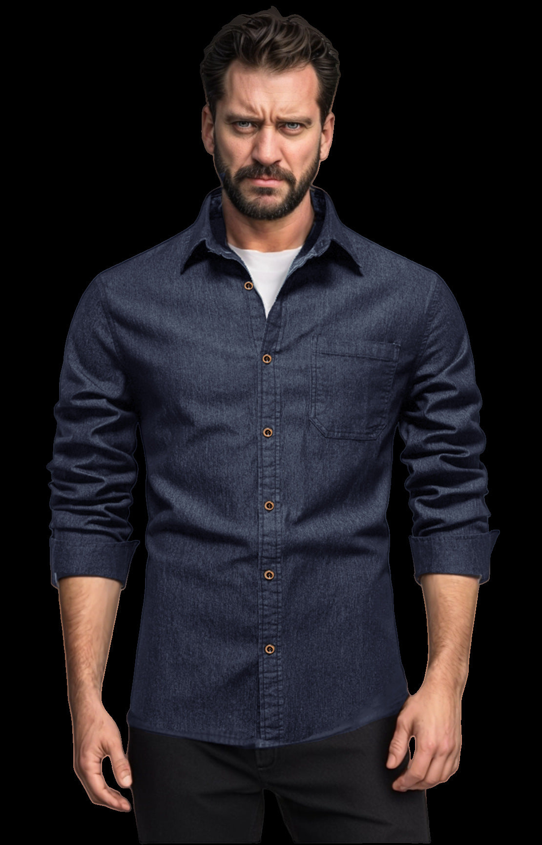 Chemise en jean pour hommes Chic und Stil