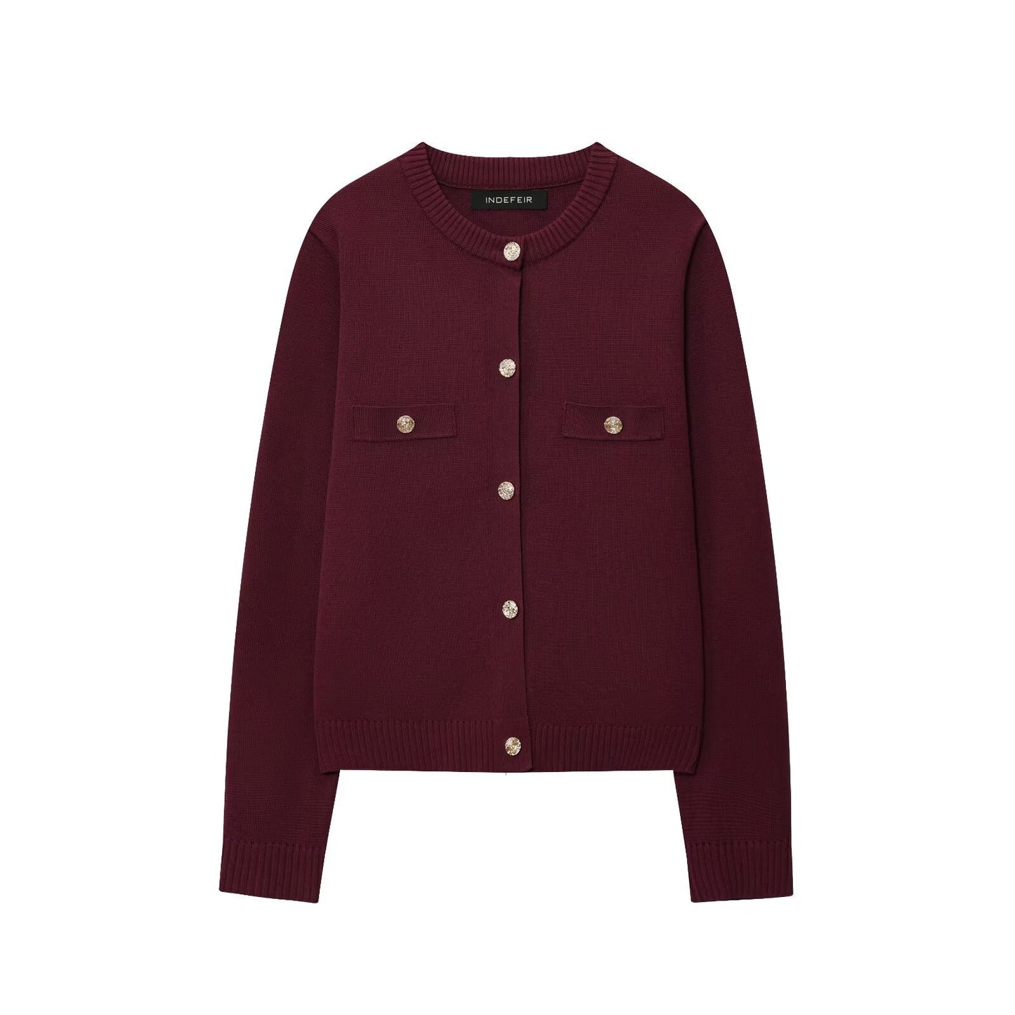 Dame Cardigan avec détails de boutons et poches poitrine Chic und Stil