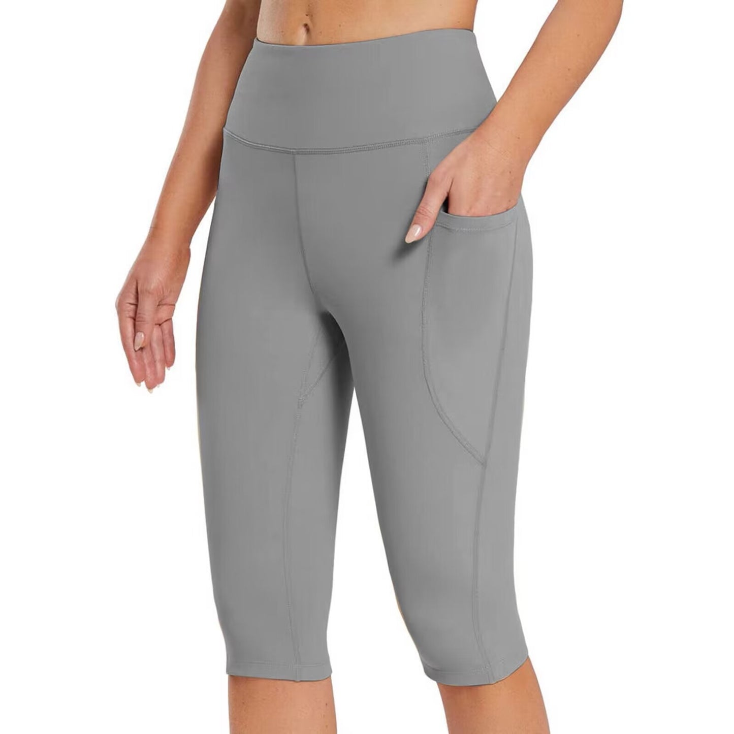 Pantalon Capri sportif pour femmes avec poches latérales pratiques Chic und Stil