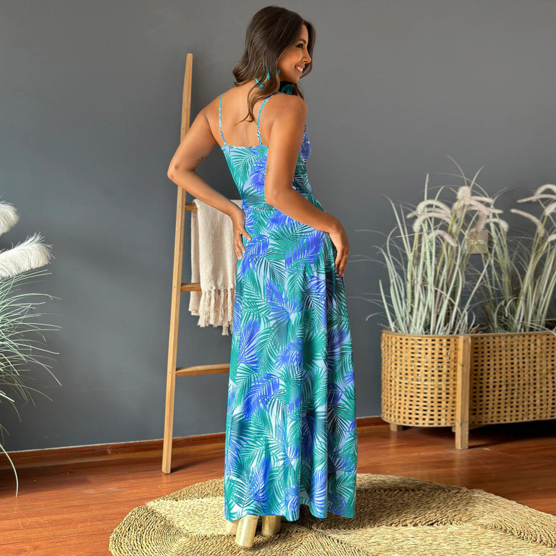 Robe Maxi Tropical Chic und Stil pour Femme