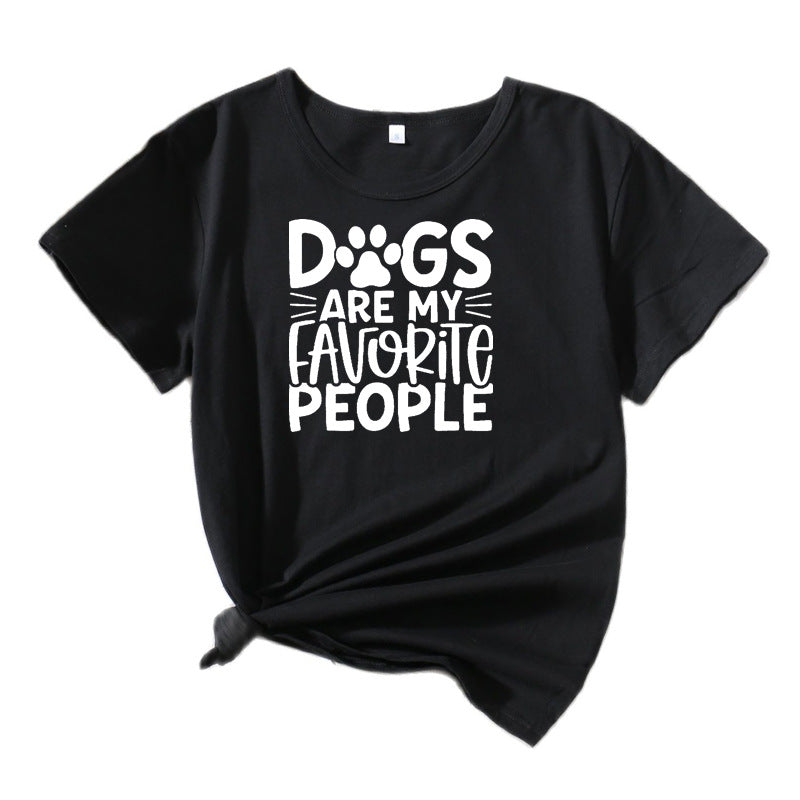 T-shirt graphique pour femmes amatrices de chiens Chic und Stil