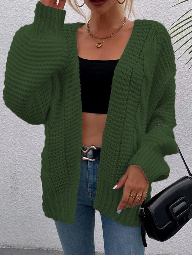Cardigan en maille épaisse pour femmes avec poches profondes et coupe décontractée Chic und Stil