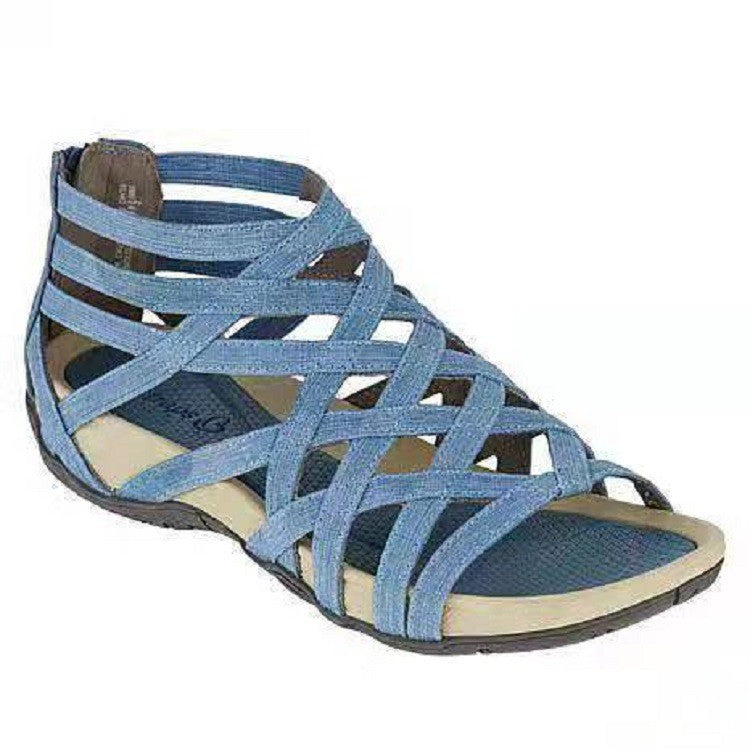 Sandales de bain confortables pour femmes avec une surface respirante et une semelle flexible Chic und Stil