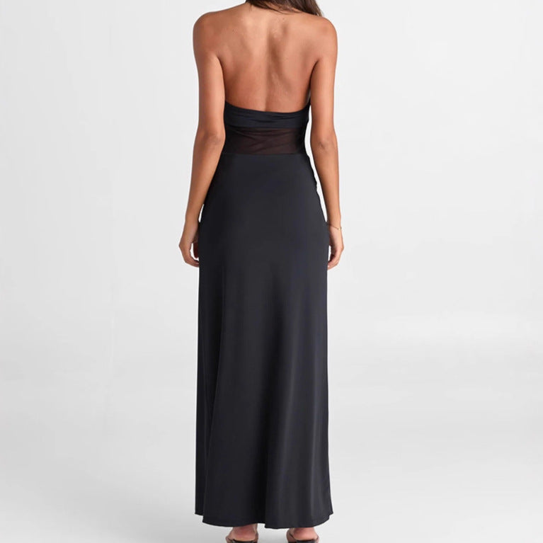 Robe maxi femme avec découpe raffinée et design cintré Chic und Stil
