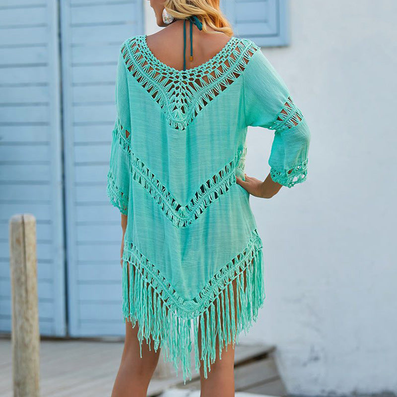 Robe boho frangée pour femmes Chic und Stil