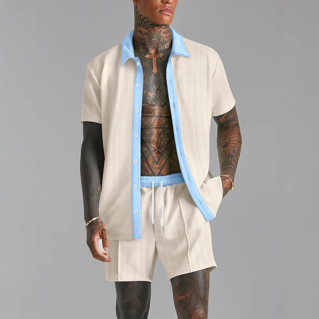 Hommes Loisirs Vacances Ensemble Chic und Stil