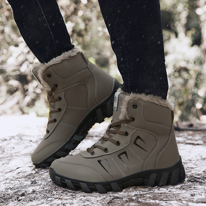 Bottes d'hiver pour femmes avec col en fausse fourrure et semelle antidérapante Chic und Stil