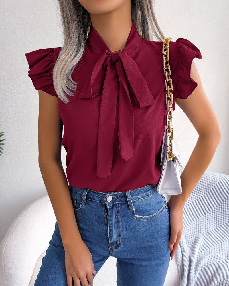 Blouse à manches bouffantes pour femmes Chic und Stil