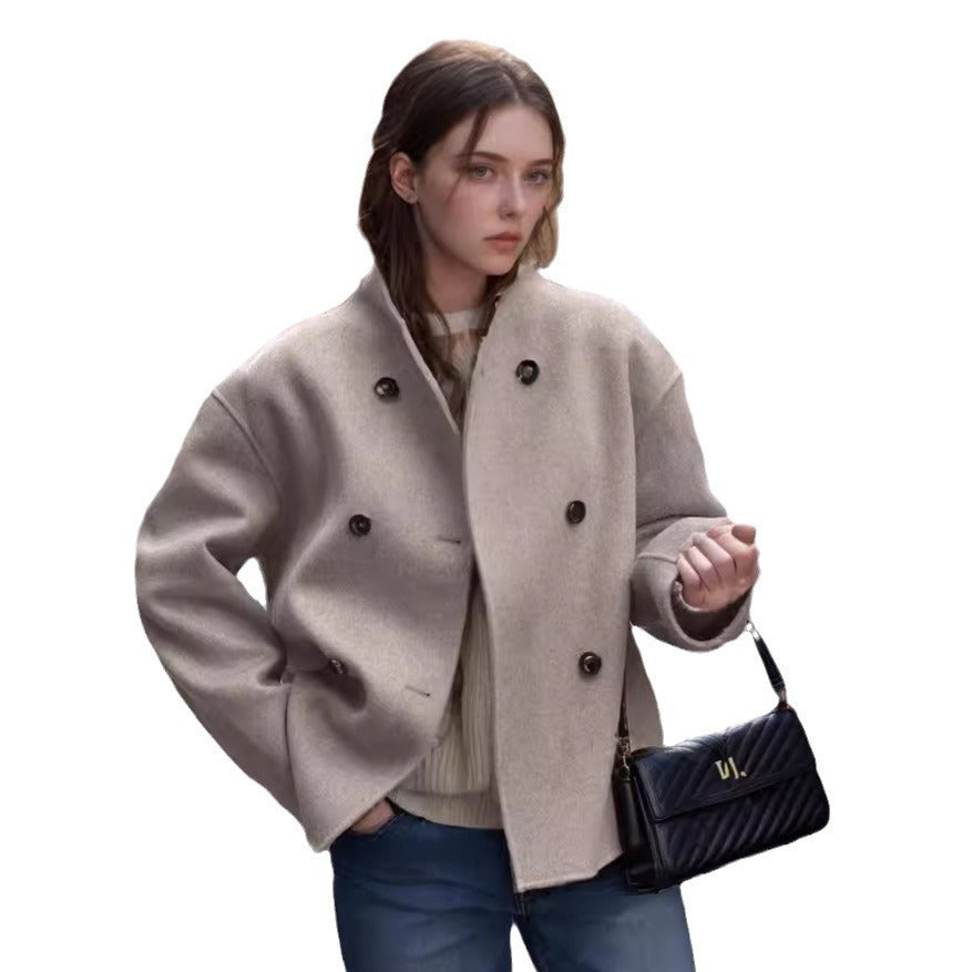 Blazer cropped à la mode pour dames Chic und Stil