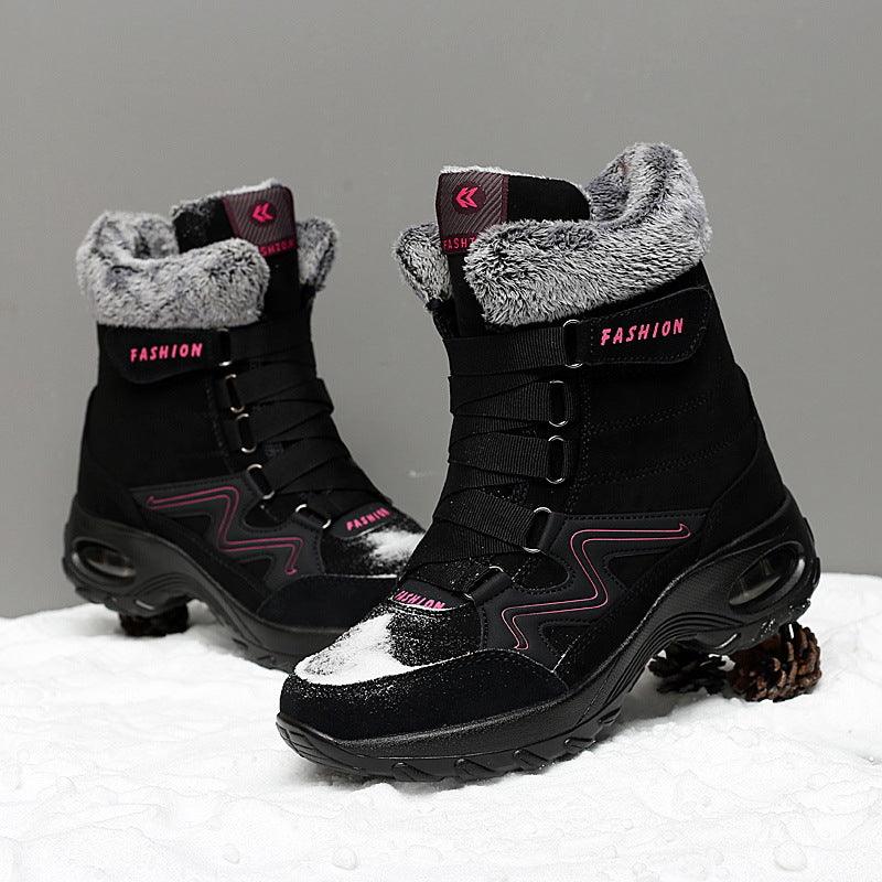 Bottes d'hiver pour femmes avec doublure douce et semelle antidérapante Chic und Stil