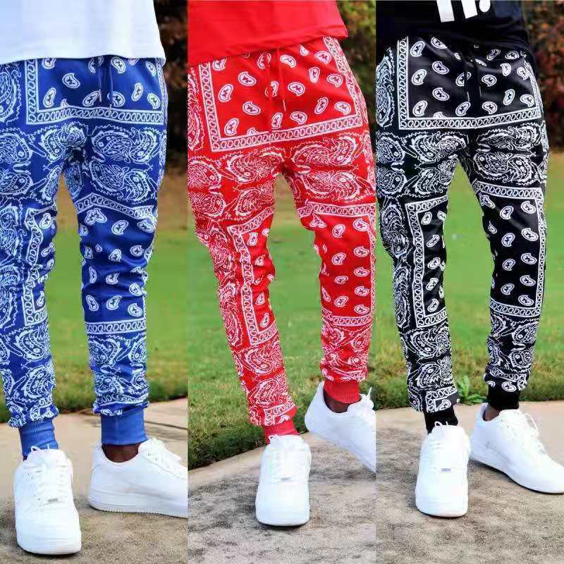 Pantalon de jogging décontracté pour hommes avec motif bandana unique Chic und Stil