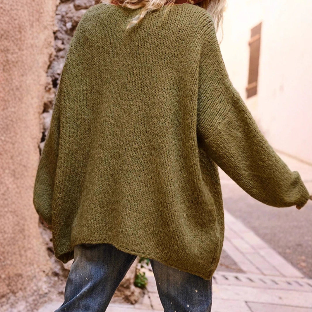 Pull-over oversized décontracté pour femmes avec applications en forme de cœur Chic und Stil