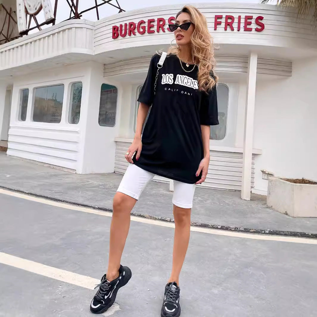 T-shirt oversized pour femmes avec impression graphique Chic und Stil