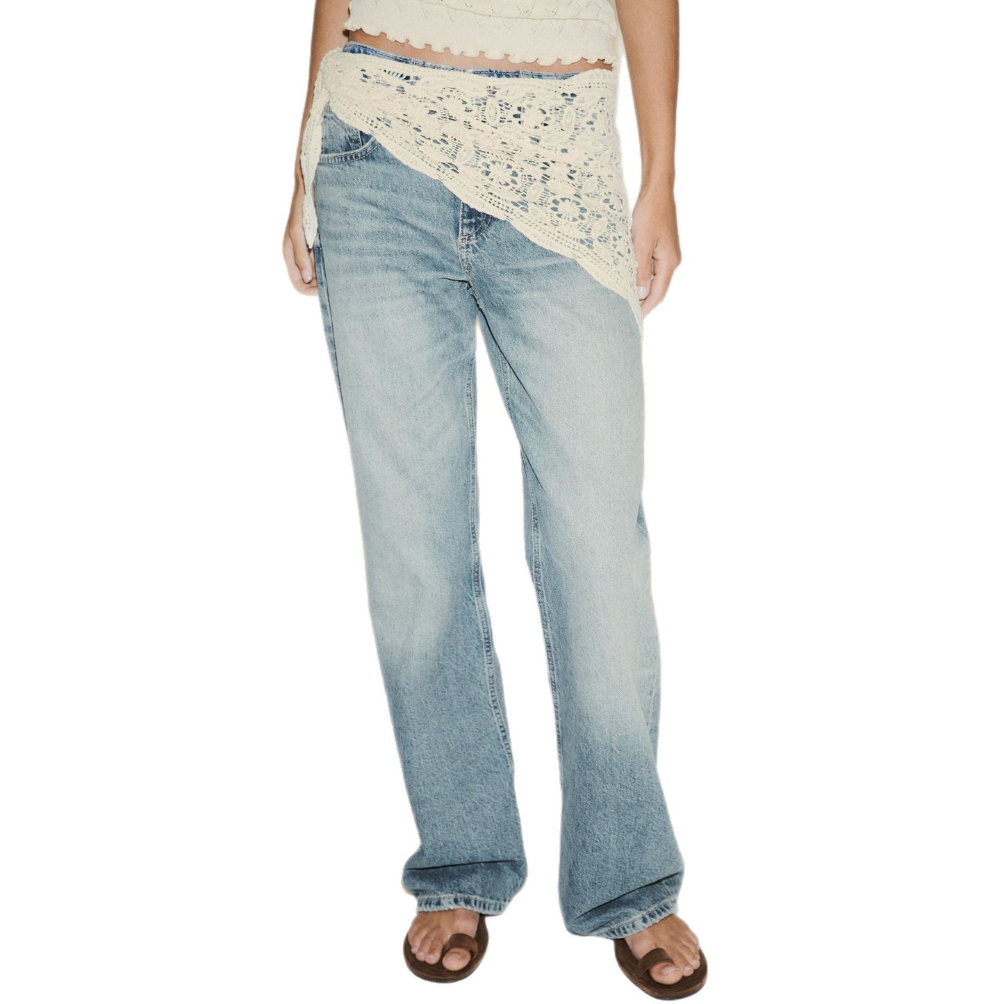 Dames Jean large Chic und Stil