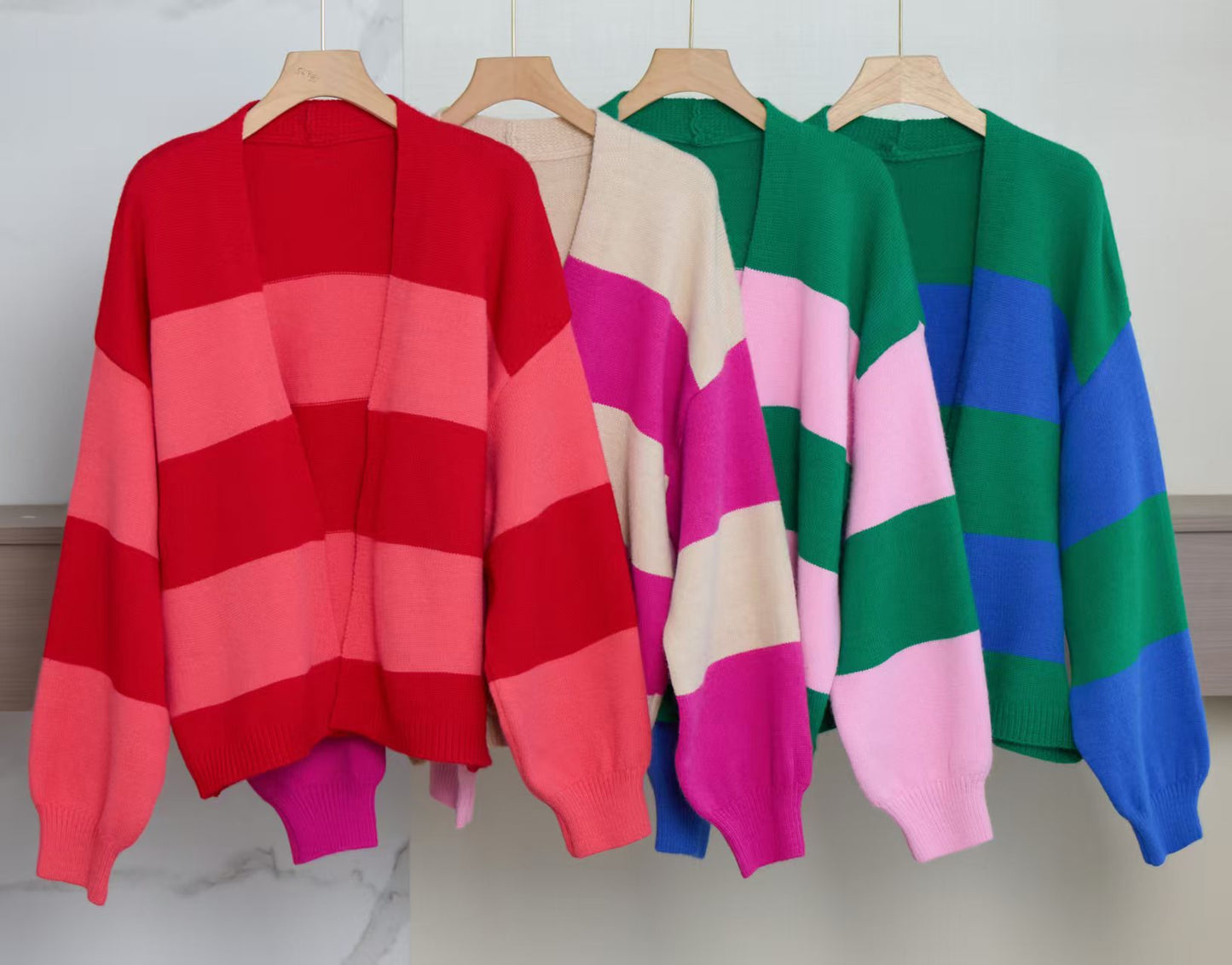 Cardigan décontracté pour femmes avec des manches volumineuses Chic und Stil
