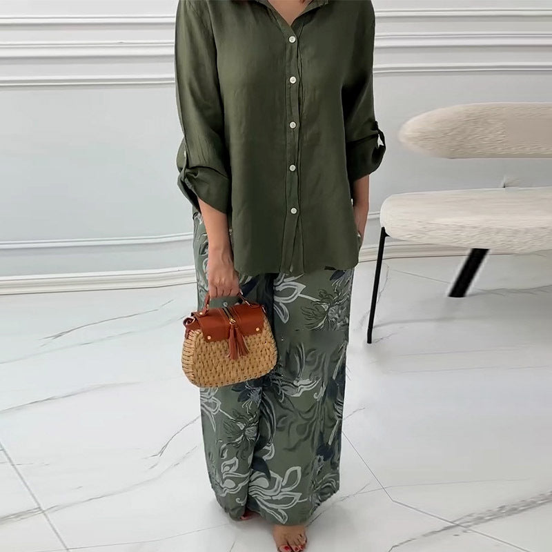 Ensemble de pantalon de loisirs et haut décontracté Chic und Stil pour femmes