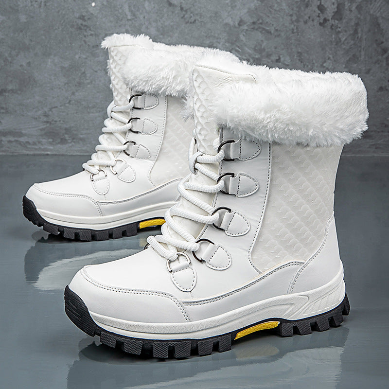 Bottes d'hiver thermo pour femmes avec semelle antidérapante et doublure isolante Chic und Stil