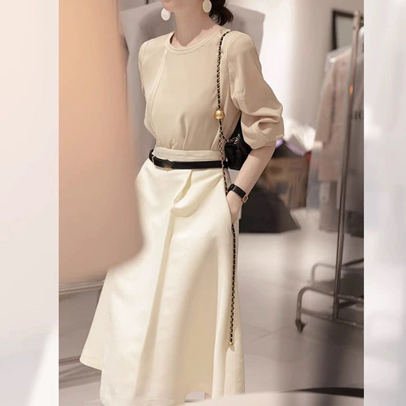 Top habillé à manches bouffantes pour femmes Chic und Stil
