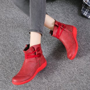 Bottes d'hiver tendance pour femmes avec un laçage pratique et une semelle antidérapante Chic und Stil