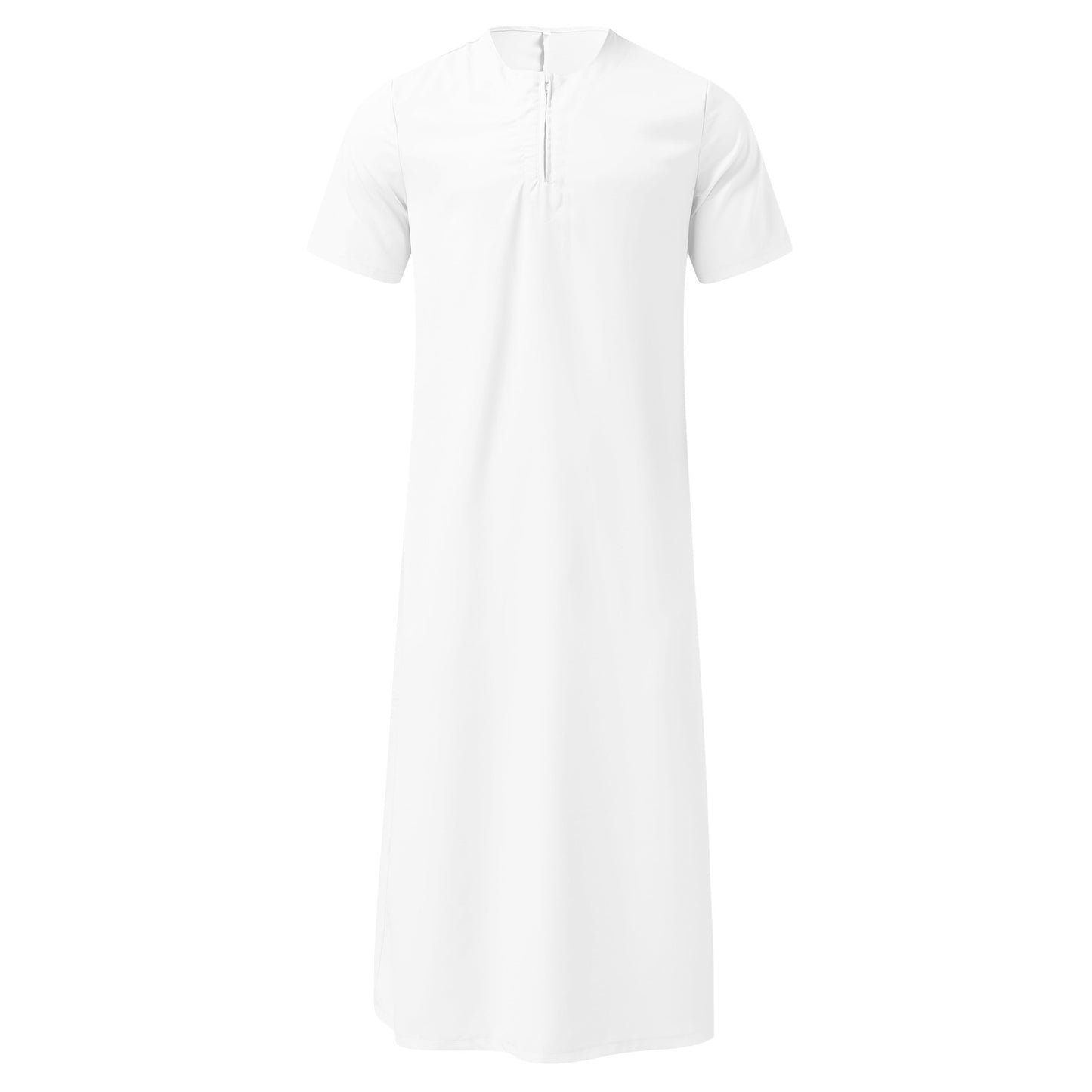 Robe maxi sportive pour femmes à manches courtes et pratique fermeture éclair Chic und Stil