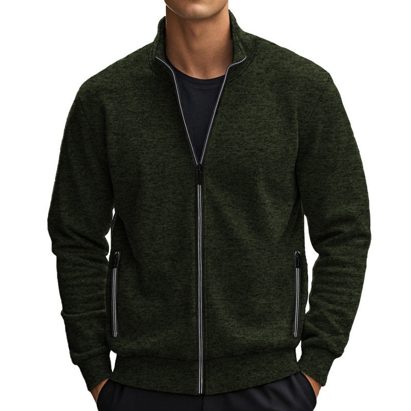 Veste de loisirs sportive pour homme avec col montant et poches zippées Chic und Stil