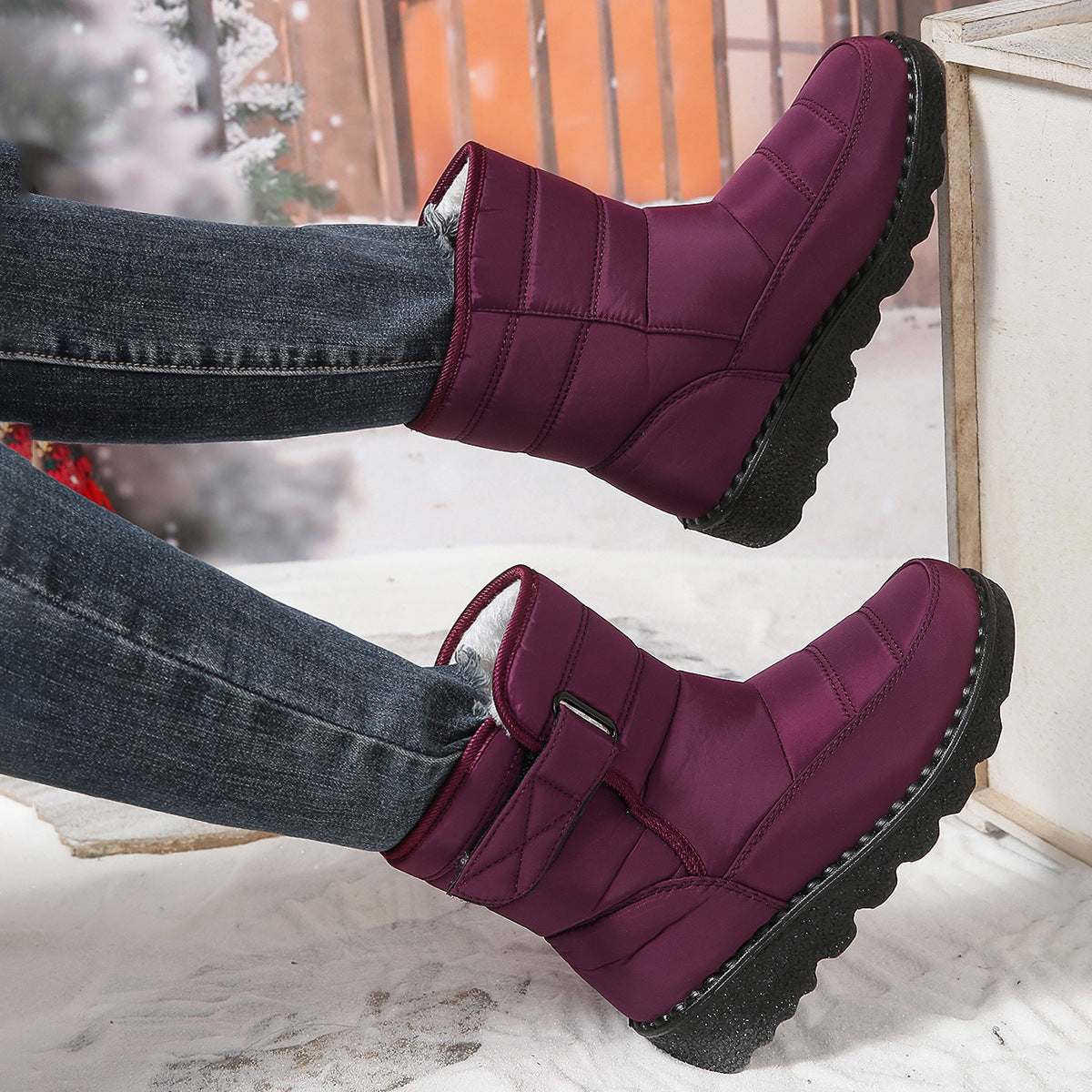 Bottes chaudes pour femmes Chic und Stil