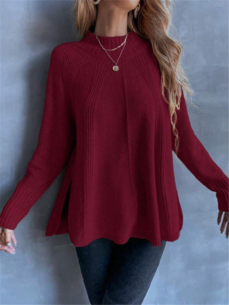 Dames Pull en tricot surdimensionné Chic und Stil