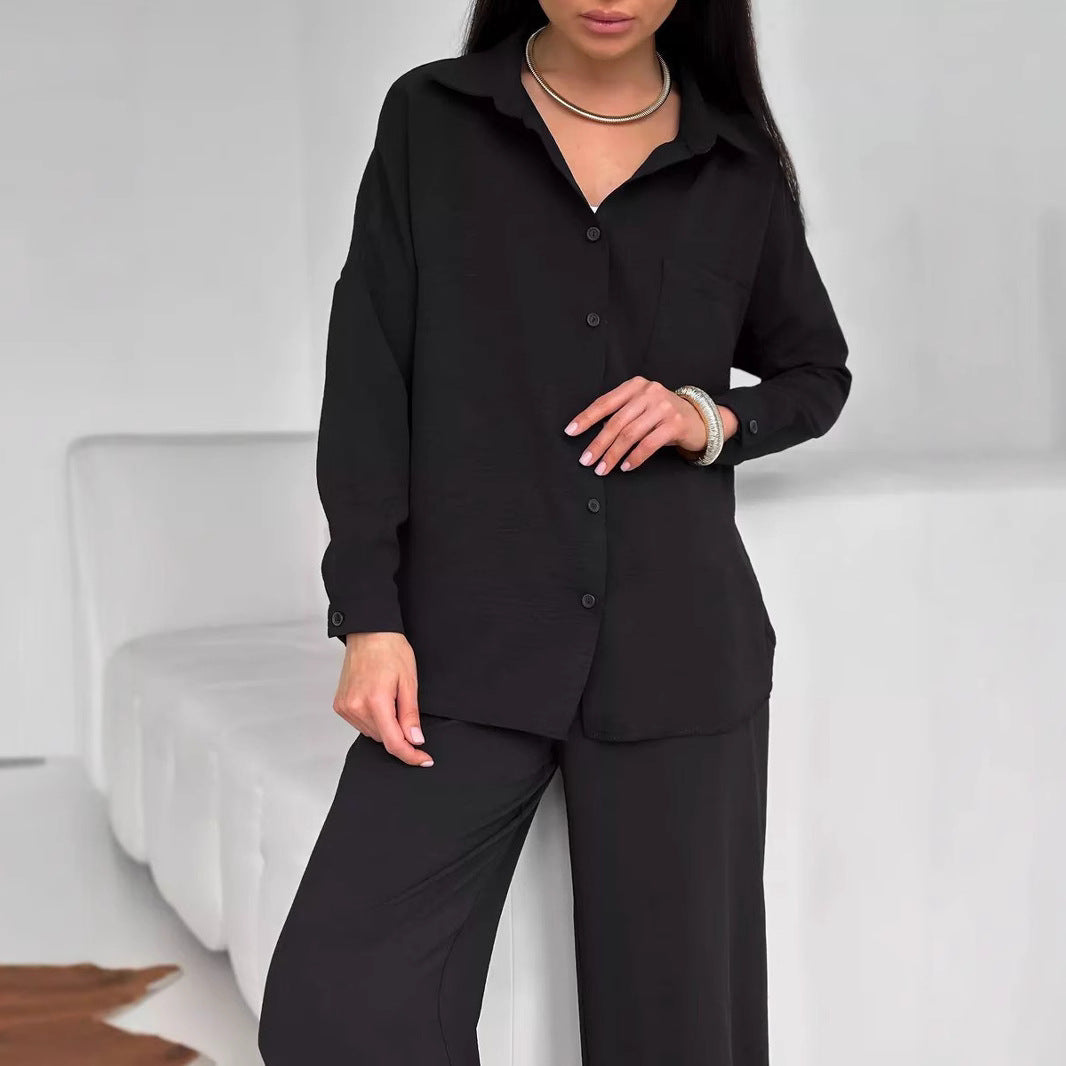 Chemise décontractée pour femmes avec fermeture à boutons sur toute la longueur et poche poitrine Chic und Stil