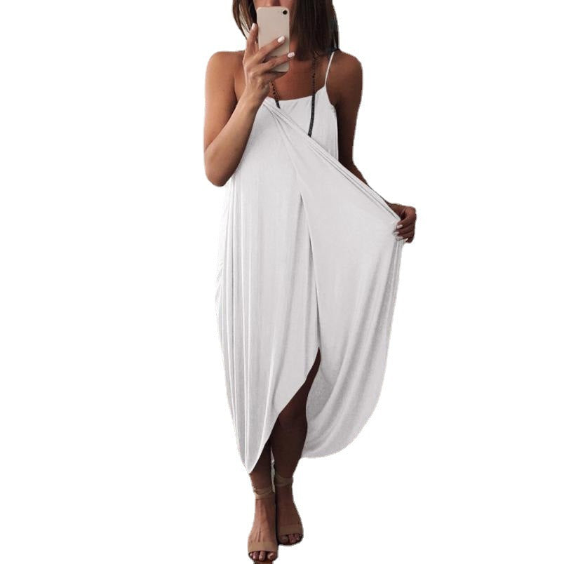 Robe maxi drapée ajustable Chic und Stil pour femmes