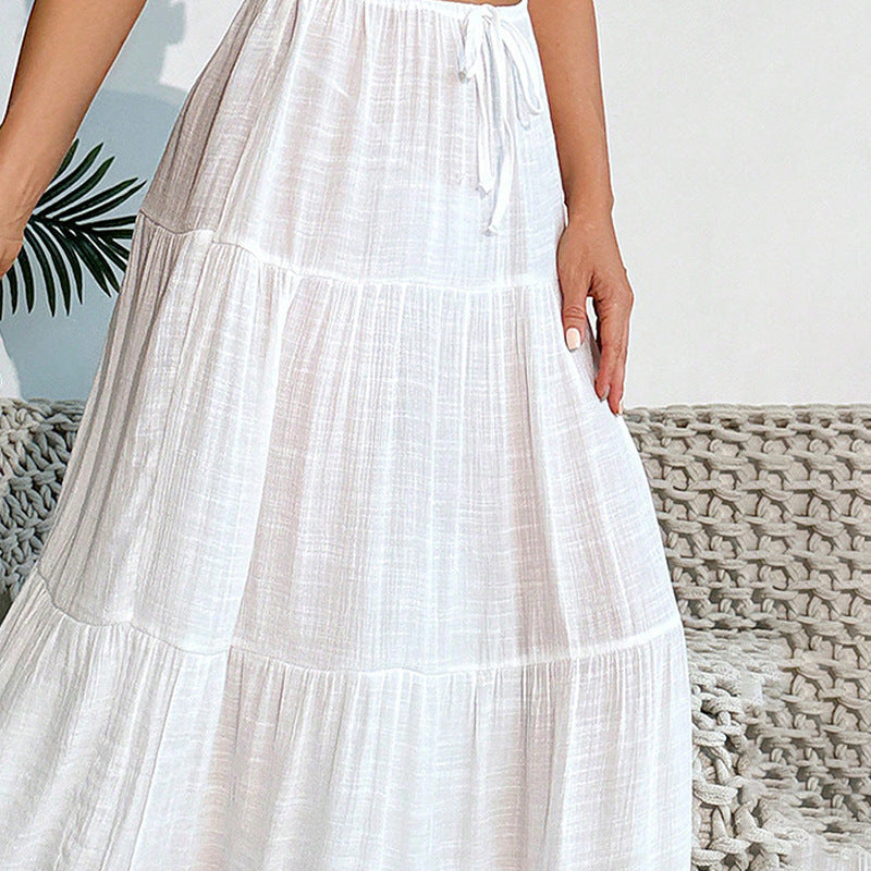 Jupe maxi à volants pour femmes Chic und Stil 1753241309