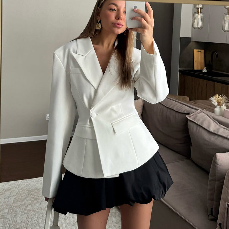 Blazer élégant cintré dames Chic und Stil
