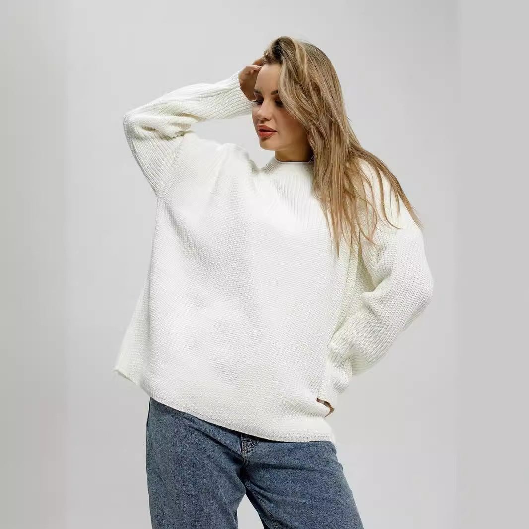 Dames Gros pull en tricot Chic und Stil