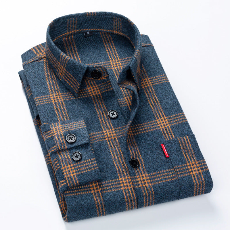 Chemise à carreaux pour hommes avec un design pratique de poche poitrine et une coupe confortable Chic und Stil
