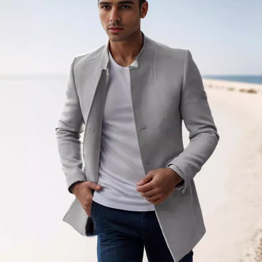 Blazer ajusté à la mode pour hommes Chic und Stil