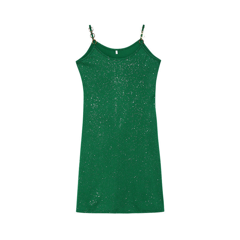 Robe nuisette brillante pour femmes Chic und Stil