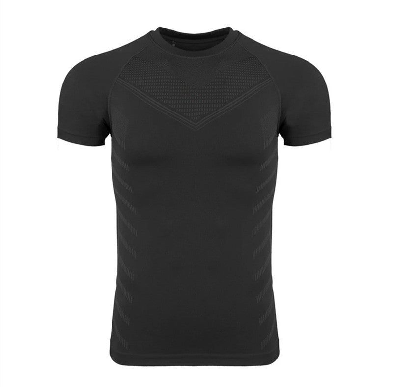 T-shirt de compression sportif pour hommes avec technologies respirantes Chic und Stil