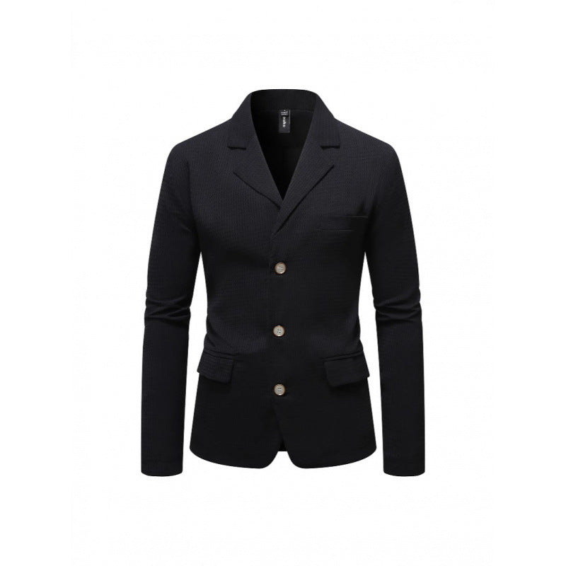 Blazer élégant pour hommes avec un design texturé et des poches pratiques Chic und Stil