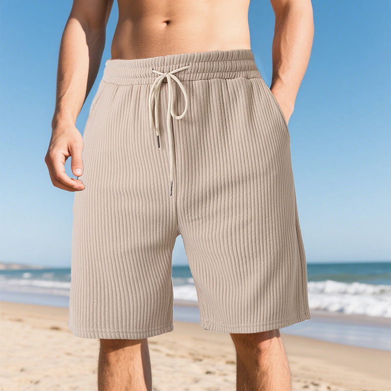 Shorts décontractés pour hommes avec taille élastique et poches latérales pratiques Chic und Stil