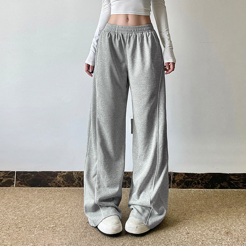 Pantalon de jogging décontracté pour femmes avec une coupe ample et une taille élastique Chic und Stil
