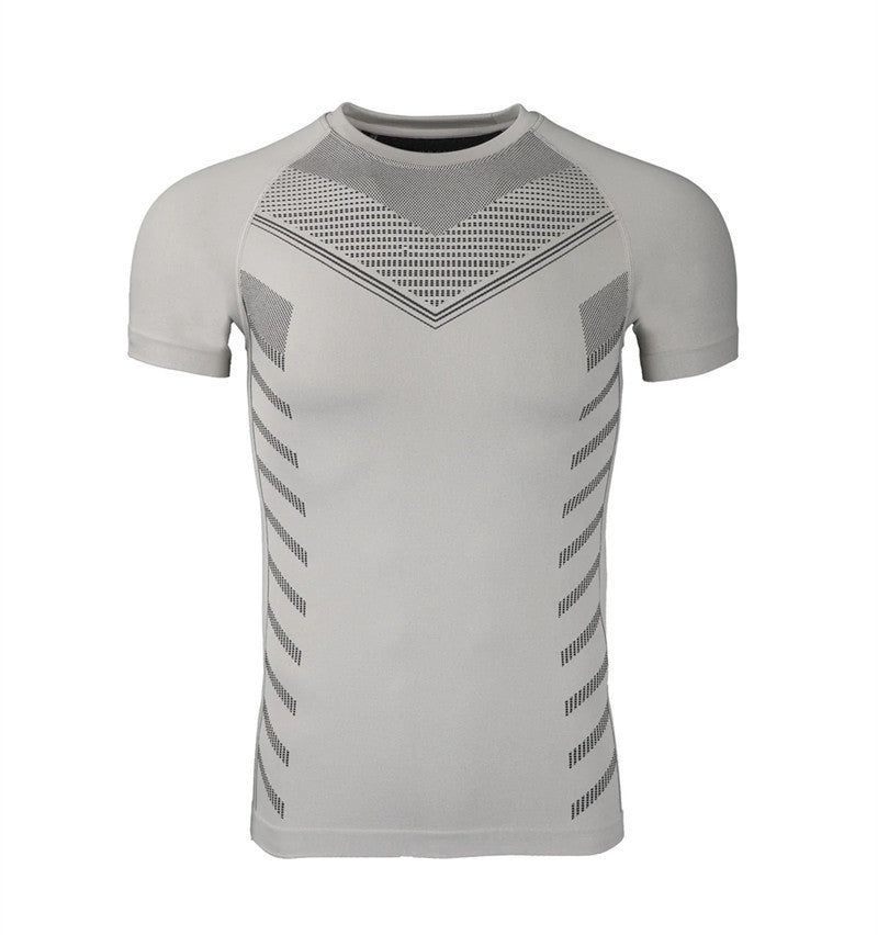 T-shirt de compression sportif pour hommes avec technologies respirantes Chic und Stil