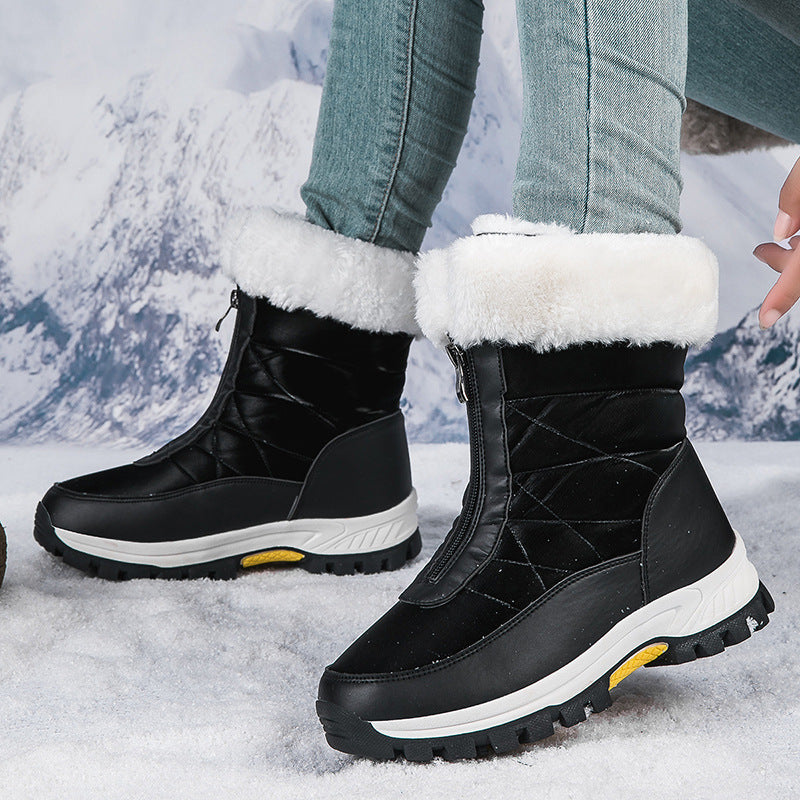 Bottes d'hiver pour femmes avec doublure isolante et semelle extérieure imperméable Chic und Stil