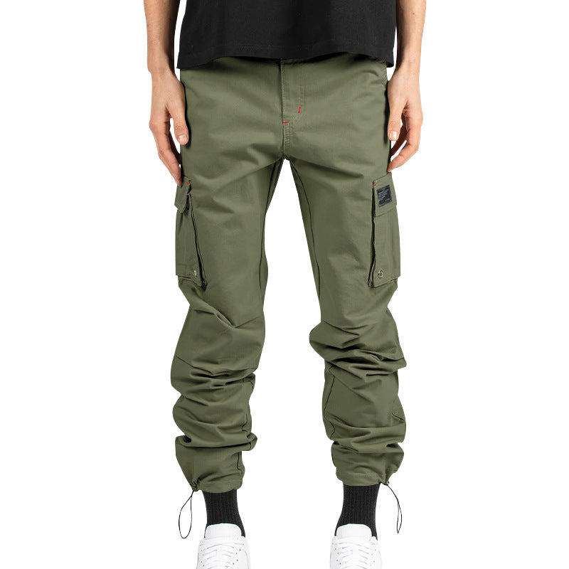 Pantalon cargo fonctionnel pour homme avec taille élastique et plusieurs poches Chic und Stil