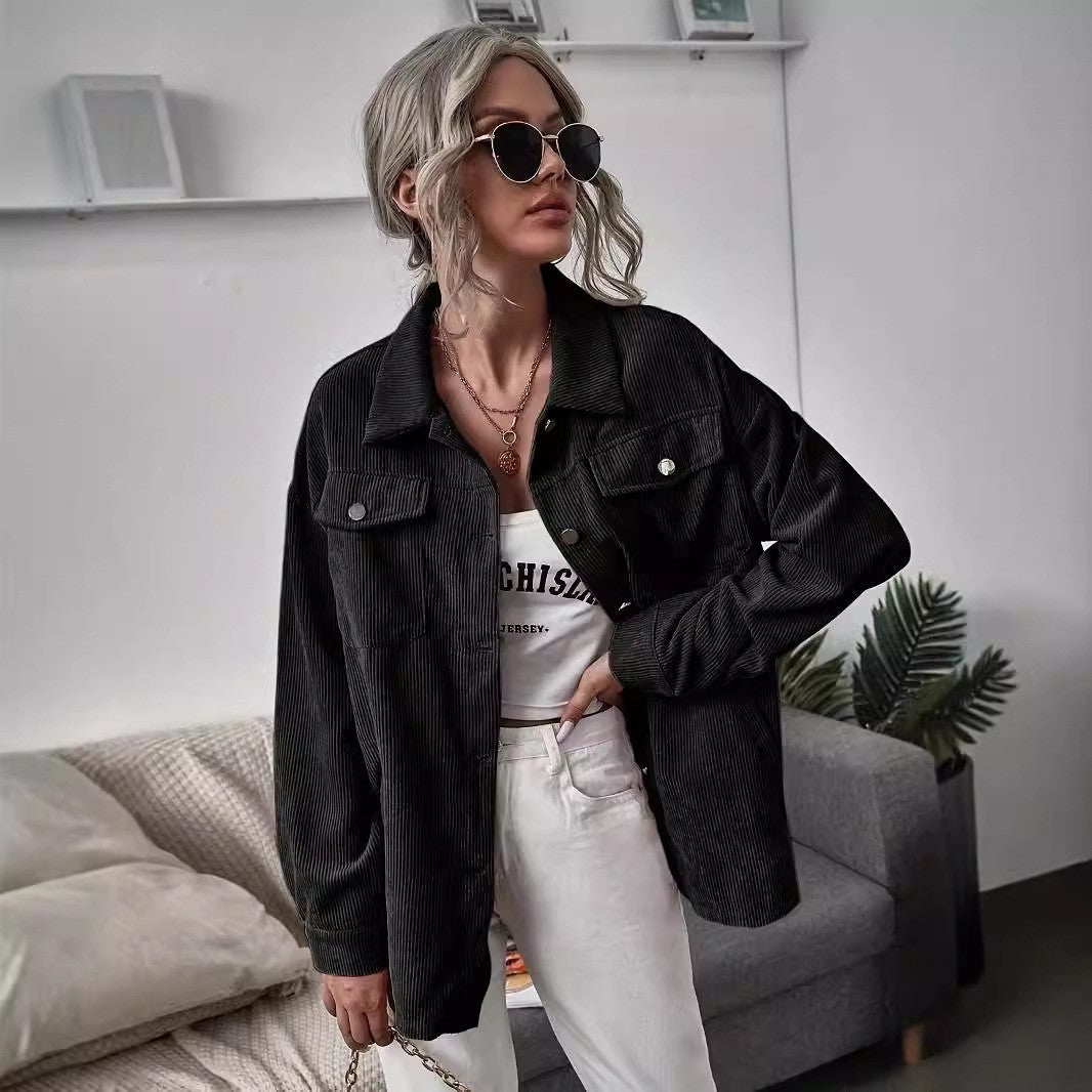 Veste en corduroy pour femmes avec coupe moderne et poches pratiques Chic und Stil