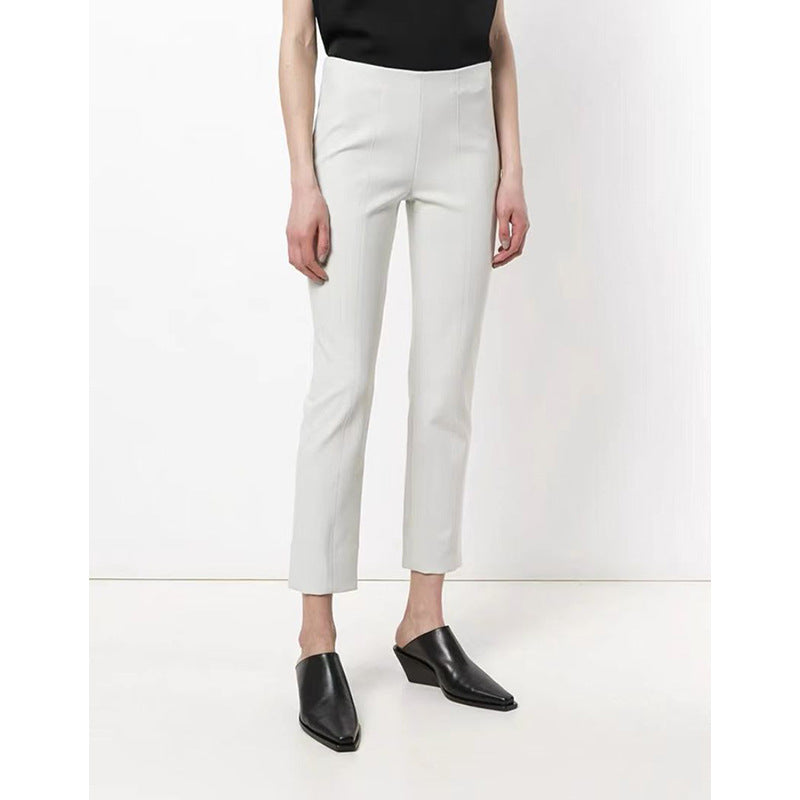 Pantalon taille haute ajusté pour femme Chic und Stil