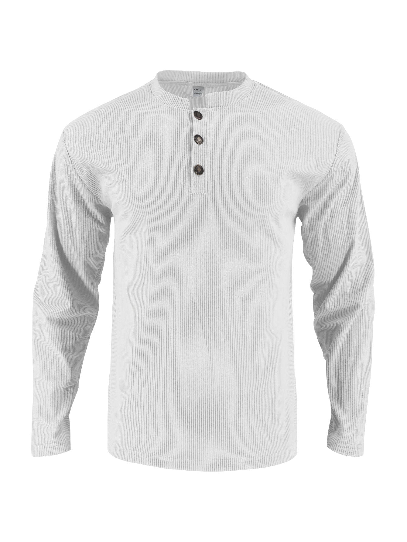 Chemise à manches longues pour hommes avec patte de boutonnage confortable et design texturé Chic und Stil
